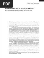 Educação Superior - Processo de Bolonha