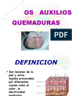 Primeros Auxilios - Quemaduras