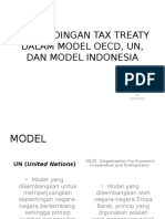 Perbandingan Tax Treaty Dalam Model Oecd, Un