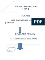 Organisasi Bengkel RBT (Hias Kelas)