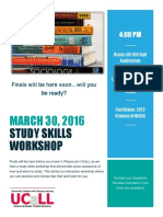 Study Skills Flyer