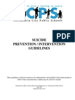 Suicide Guidelines