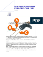 Cómo Probar El Sensor de La Posición Del Cigüeñal