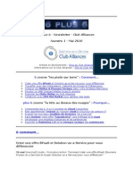 6 Plus 6 - Newsletter Du Club Alliances - No1 - #Cloud #SaaS #BPaaS #IBM