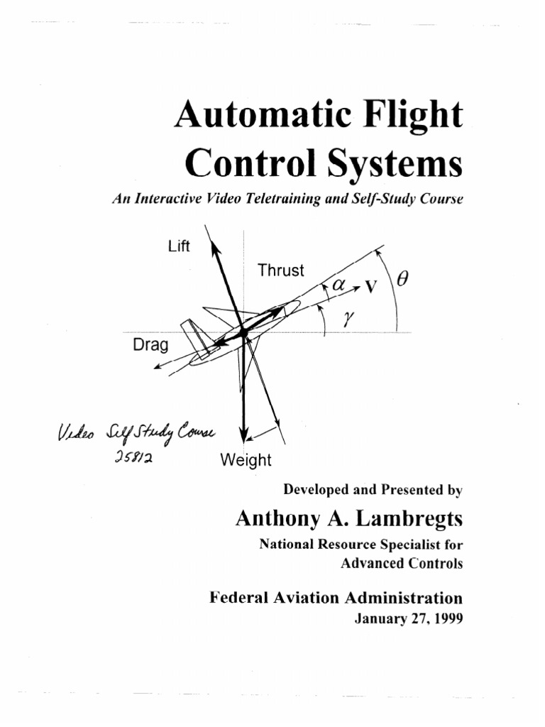 Automatic Flight Control Systems Control Theory Aircraft Flight