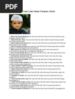 Download 20 Nama Bayi Laki Laki Islami Untaian 4 Katadocx by Wiwin SN311295439 doc pdf