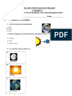 1º Basico Ciencias Naturales