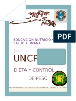 Educaciòn Nutricional y Salud Humana