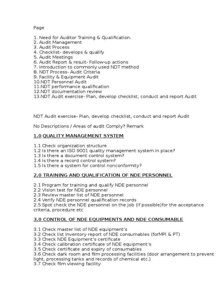 Welding Audit Checklist Xenia Templates vrogue.co