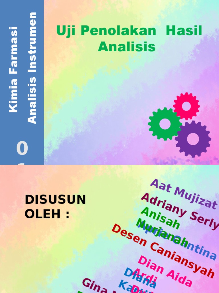 Kelompok 1 Kimia Farmasi Analisis Instrumen | PDF | Metode & Bahan Ajar ...