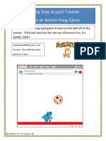 Grade 1-Ping Pong Game Scratch Handout | PDF