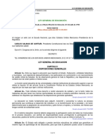 3. Ley General de Educacion Última Reforma Publicada Dof 11.09.2013