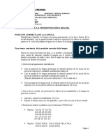 Reeducacion de La Interposicion Lingual PDF