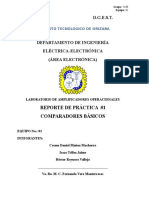 Amplificadores Operacionales en LAzo Abierto (Comparadores)