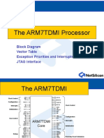 The ARM7TDMI Processor: Block Diagram Vector Table Exception Priorities and Interrupts JTAG Interface