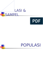 Populasi Sampel