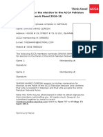 MNP Elections - Nomination Form