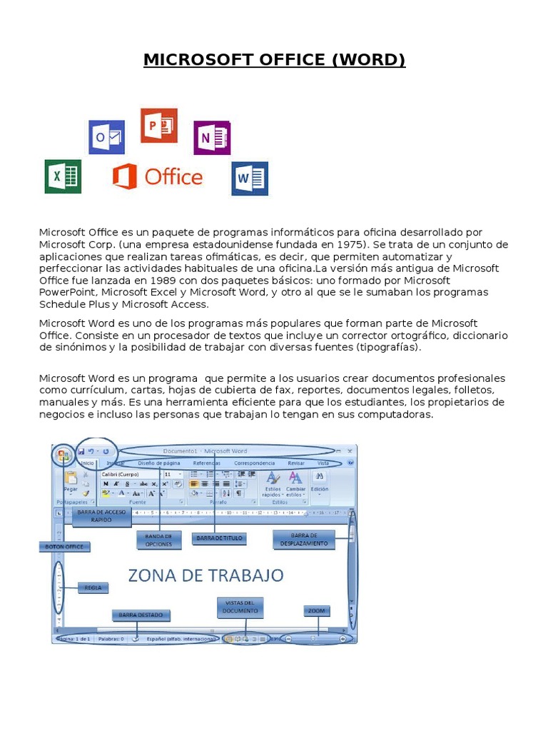 Guía Completa de Microsoft Word | PDF | Microsoft | Microsoft Office