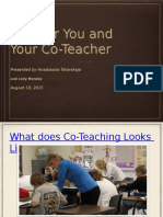 tips for successful co-teaching 2015 ppt