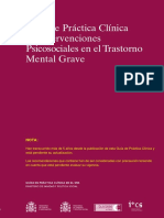 Guía de Práctica Clínica de Intervenciones en El Trastorno Mental Grave