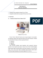 Percobaan III - Process Trainer