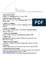 bibliography page