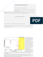 Structure Determination Using IR Spectros