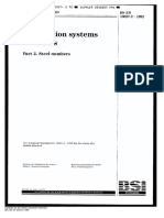 BS en 10027-2 Designation System For Steels. Steel Numbers