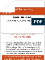 4 Types of Parenting Styles: English Ulbs