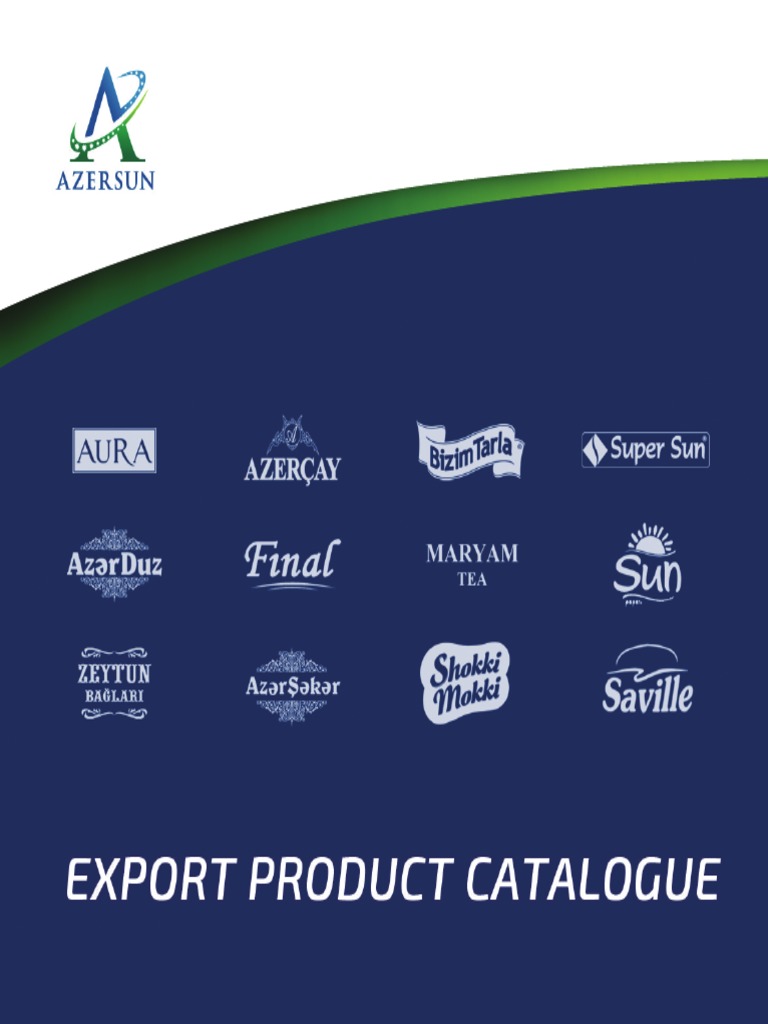 Azersun Holding Product Catalogue | PDF | Tea | Green Tea