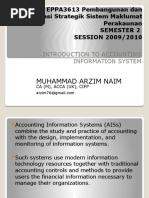 Muhammad Arzim Naim: EPPA3613 Pembangunan Dan Aplikasi Strategik Sistem Maklumat Perakaunan Semester 2 SESSION 2009/2010