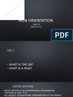 Mun Orientation
