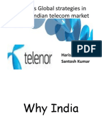 Telenor's Global Strategies in Entering Indian Telecom Market