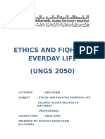 Assigment Ethics and Fiqh For Everyday Life (UNGS 2050)