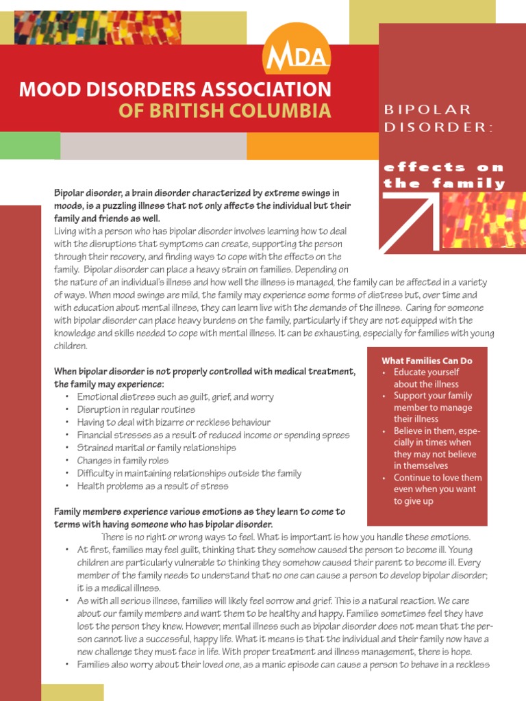 Bipolar Disorder: Family Impact | PDF | Bipolar Disorder | Mental Disorder