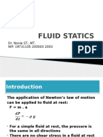 II. Fluid Statics