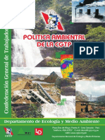 Política ambiental de la CGTP