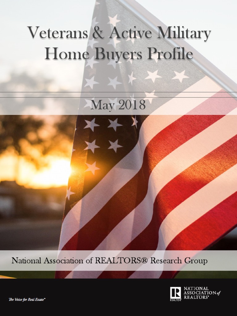Veterans and Active Military Home Buyers and Sellers Profile PDF