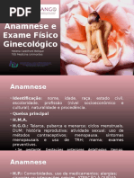 Anamnese e Exame Físico Ginecológico