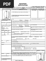 Application For Passport New or Renewal