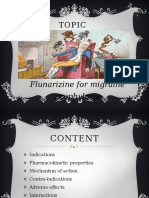 Topic: Flunarizine For Migraine Prophylaxis