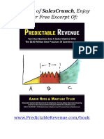 Predictable Revenue Book Sample - First Four Chapters