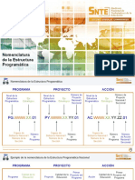 SNTE - CES05 - Nomenclatura de La Estructura Programática