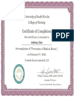 certificate of completion preventable saftey errors - spring 2016