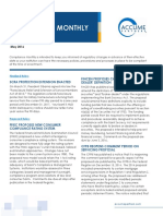 May 2016 Compliance Monthly Newsletter