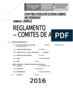 Reglamento de Los Comites de Aula