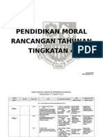 Rancangan Tahunan Pendidikan Moral f4 2009