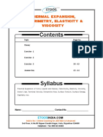 Thermal Expansion, Calorimetry, Elasticity & Viscosity