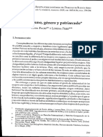 Feminismo, Género y Patriarcado - Facio PDF