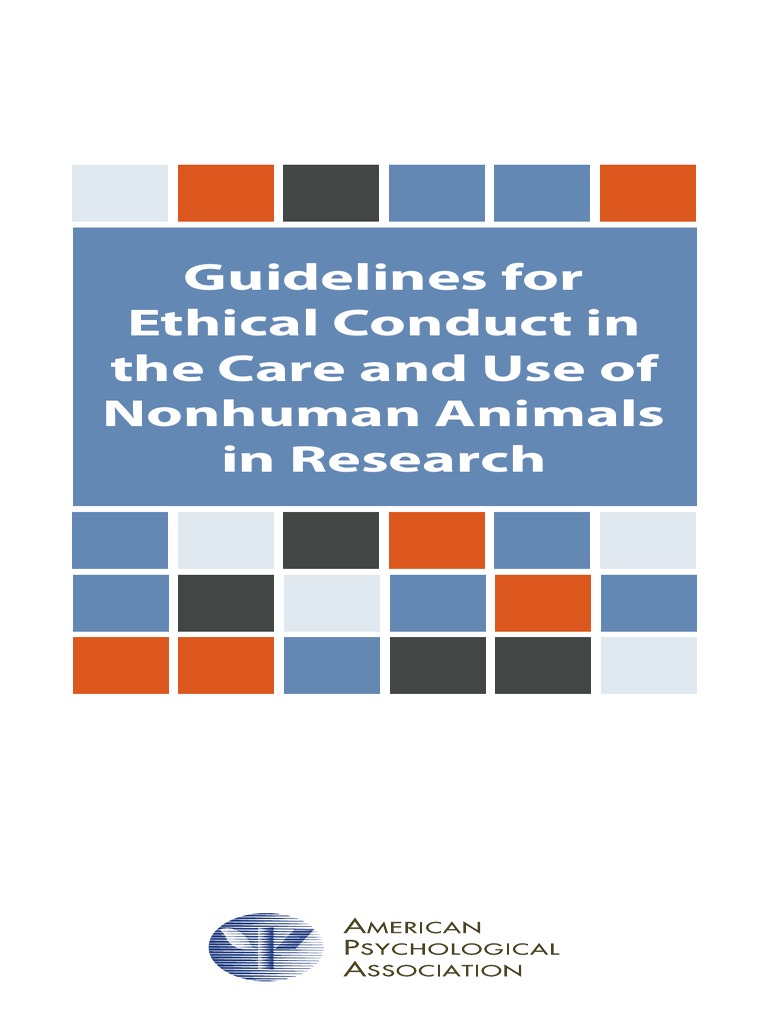 apa animal research guidelines